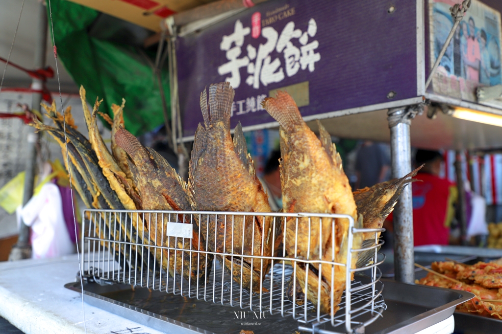 嘉義布袋美食推薦｜海綿集團芋泥餅布袋港總店，芋泥餅只要銅板價25元，還有全台獨賣的隱藏版烏魚子芋泥餅