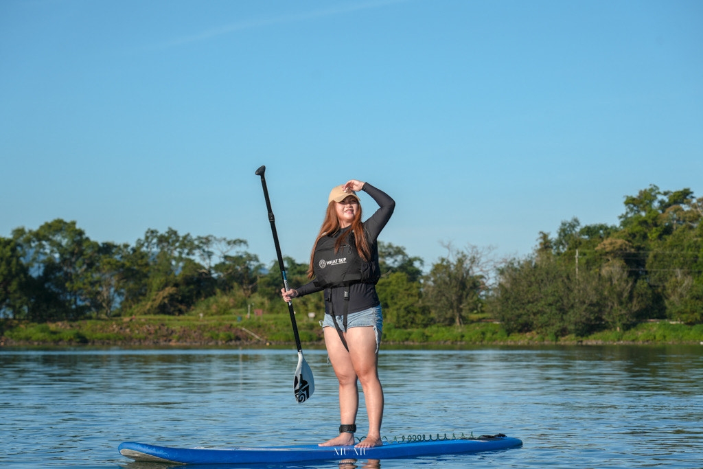 What SUP Instructor划涉立槳｜日月潭SUP體驗教學，超夢幻美到破表的日出團，贈專業單眼、空拍影像紀錄