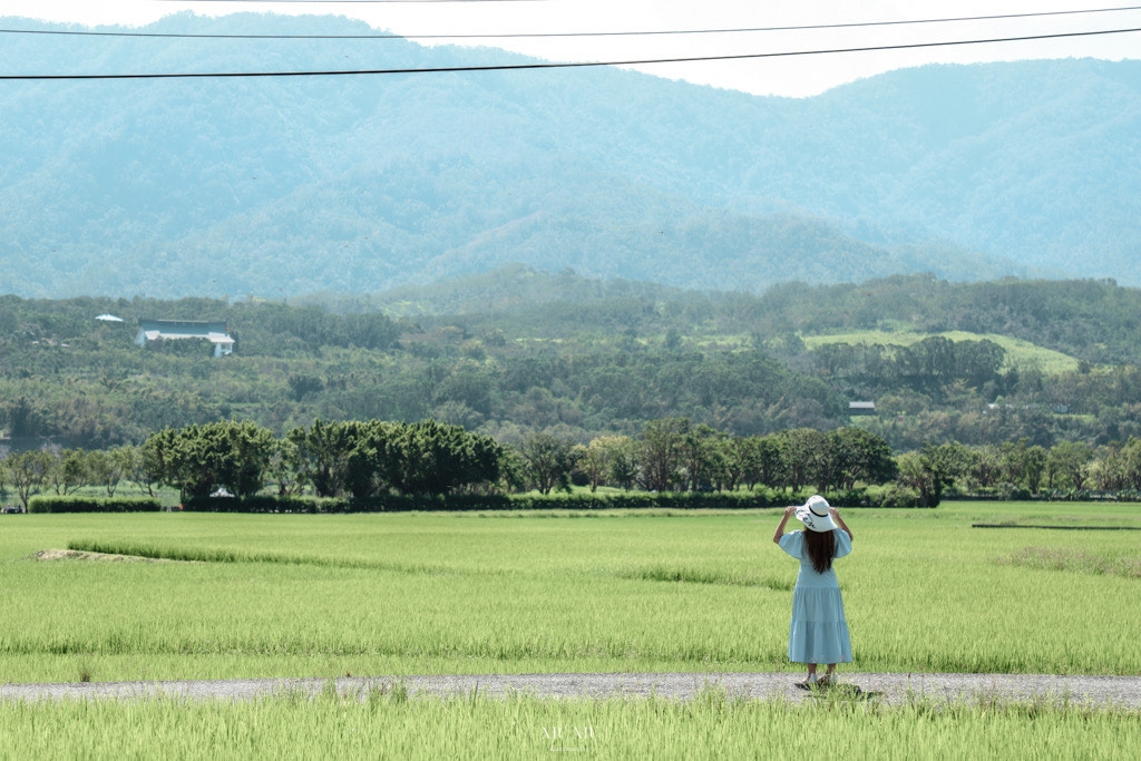 台東池上住宿推薦｜池上穗日民宿，山巒雲瀑配綠意稻浪景色第一排，走進池上的漫慢日常