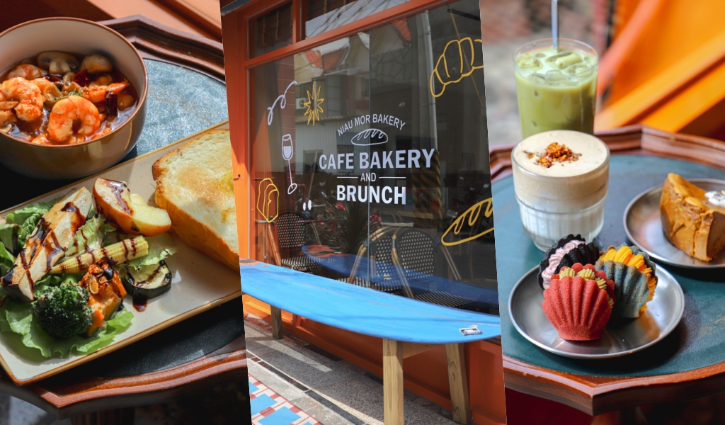 恆春墾丁早午餐｜猫茉Niau mor BAKERY BRUNCH，藍色系復古咖啡烘焙坊，特色早午餐、甜點咖啡下午茶異國料理一次滿足(試營運中)