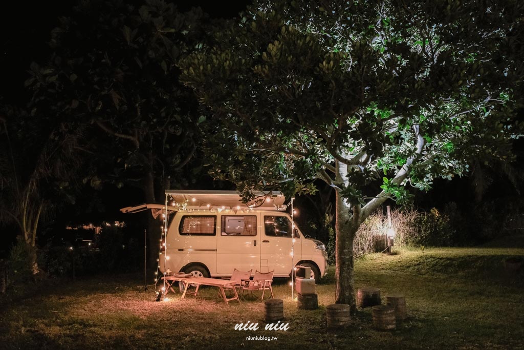 台東海景露營推薦｜忘塵露營區：距離長濱市區僅5分鐘，開著VANTEL美學車中泊露營去！